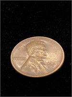 Vintage 1939-S 1C Lincoln Wartime Penny Coin