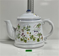 Assorted Flowers Named Tea Pot Like New