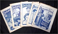 Five early Picture show magazines