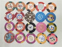 19 Reno Nevada Casino Chips