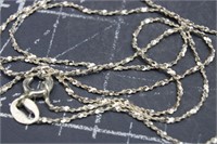 Neck Chain, 18 Inch, 1 Gram, Sterling Silver