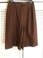 VINTAGE BROWN CULOTTES SIZE 14