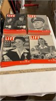 Vintage LIFE magazines.