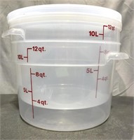Cambro 12qt Food Storage Container With Lid 2