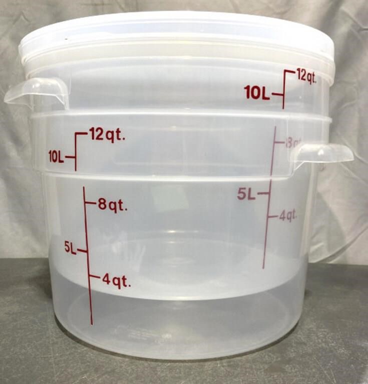 Cambro 12qt Food Storage Container With Lid 2