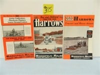 (3) 1930's/40's MM Equipment Colored Foldout