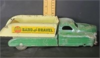 Buddy L Pressed Steel Dump Truck - Sand and