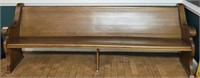 OAK CHURCH PEW