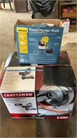 Compound saw and power painter (not verified)
