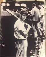 4 Baseball Pics - Burdette, Ted Williams, Etc
