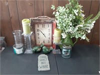 Home Decor, Clock & Candles