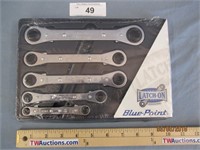 New Blue-Point  5pc Metric Ratcheting Latch-On