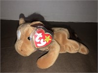 TY Beanie Baby Derby 1995 with case