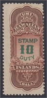 Hawaii Stamp #R16 Mint NH Fine and Fresh re CV $75