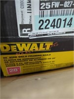 DeWalt 28° wire weld framing nails