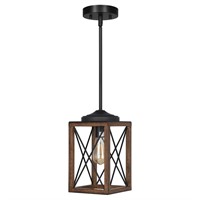 DEWENWILS Farmhouse Pendant Light, Metal Hanging L