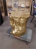 Composite gold color tree trunk