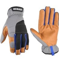 Kobalt X-large Black Leather Utility Gloves