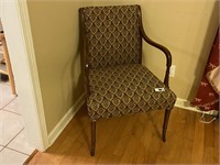 Sabre Leg Vintage Parlor Chair