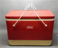 Retro Red Coleman Cooler