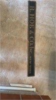 Vintage brass sign, 3 1/2 inch’s x 34 inches