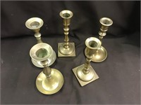 5 Brass Candle stands