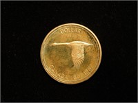 Monnaie Canadienne pièce $1 1967 en argent