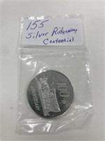 Silver Ridgeway Cent 1967 100 Yr