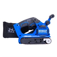 Kobalt 24 V Cordless Belt Sander, Brushless Motor,