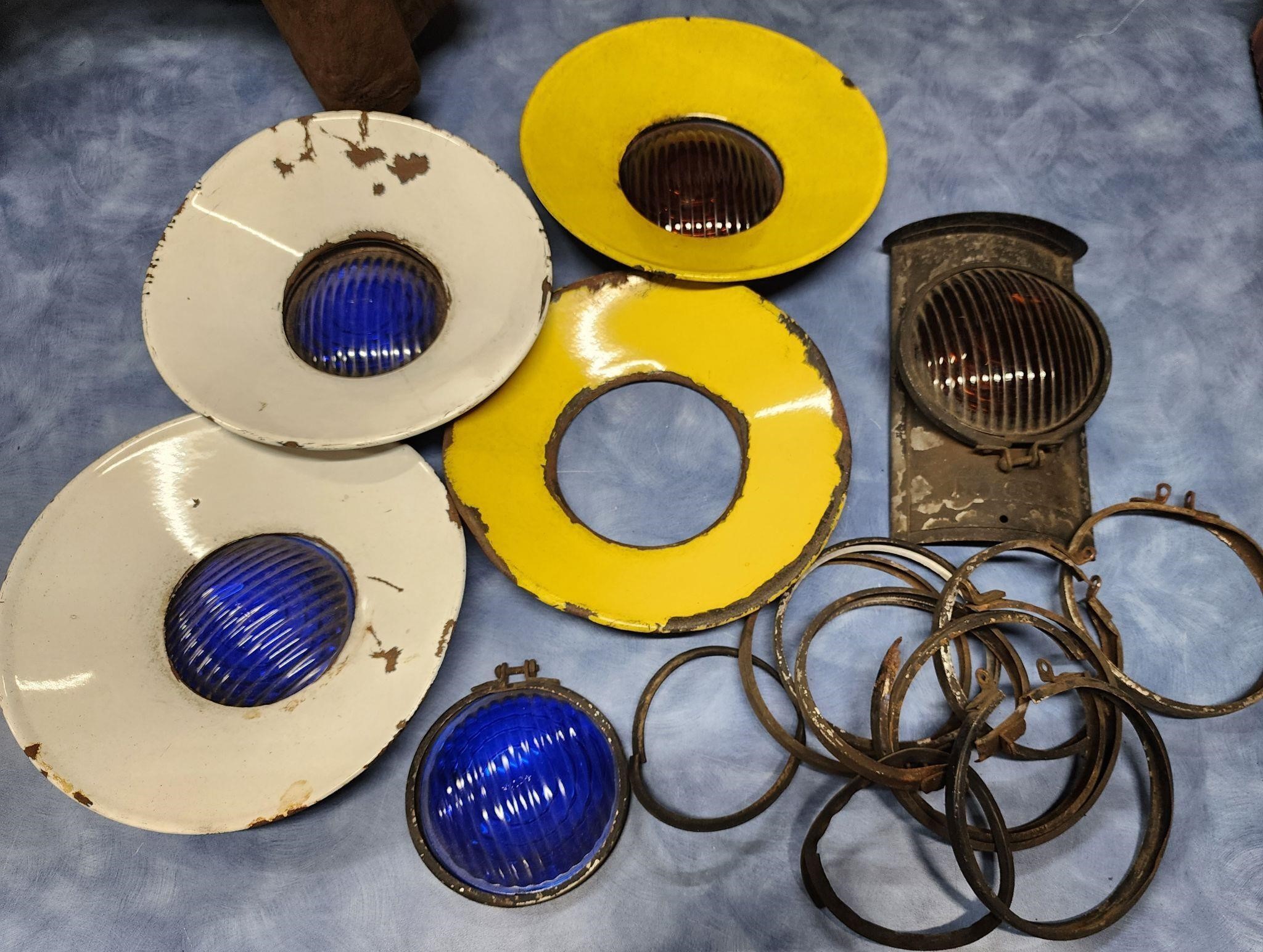 Railroad Light Parts & Glass Lenses
