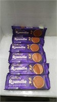 6 pack Cadbury roundup milk chocolate wafer all