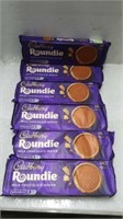 6 pack Cadbury roundup milk chocolate wafer all
