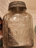 Sunshine Coffee Jar with Lid