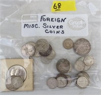 World silver coins