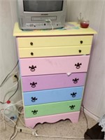 Wooden Colorful Dresser