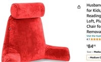 Husband Pillow Medium Red, Backrest for Kids