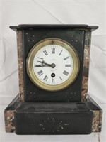 Vintage Slate Marble Table Clock