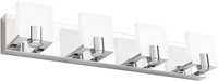 SOLFART Dimmable Vanity: 4 Lights  Chrome