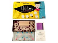 (2) Vintage Games - Yahtzee & Scrabble