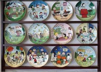 12 Snoopy Collector Plates