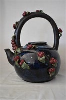 Blue Ceramic Tea Pot