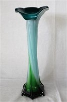 Multi Color Art Glass Vase