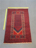 mid-east wool throw rug - 3ft x 4.5ft