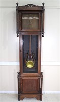C. 1910 Arts & Crafts Oak Grandfather Clock