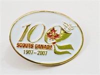 100 Yrs Boy Scouts Canada 1907 to 2007 Pin