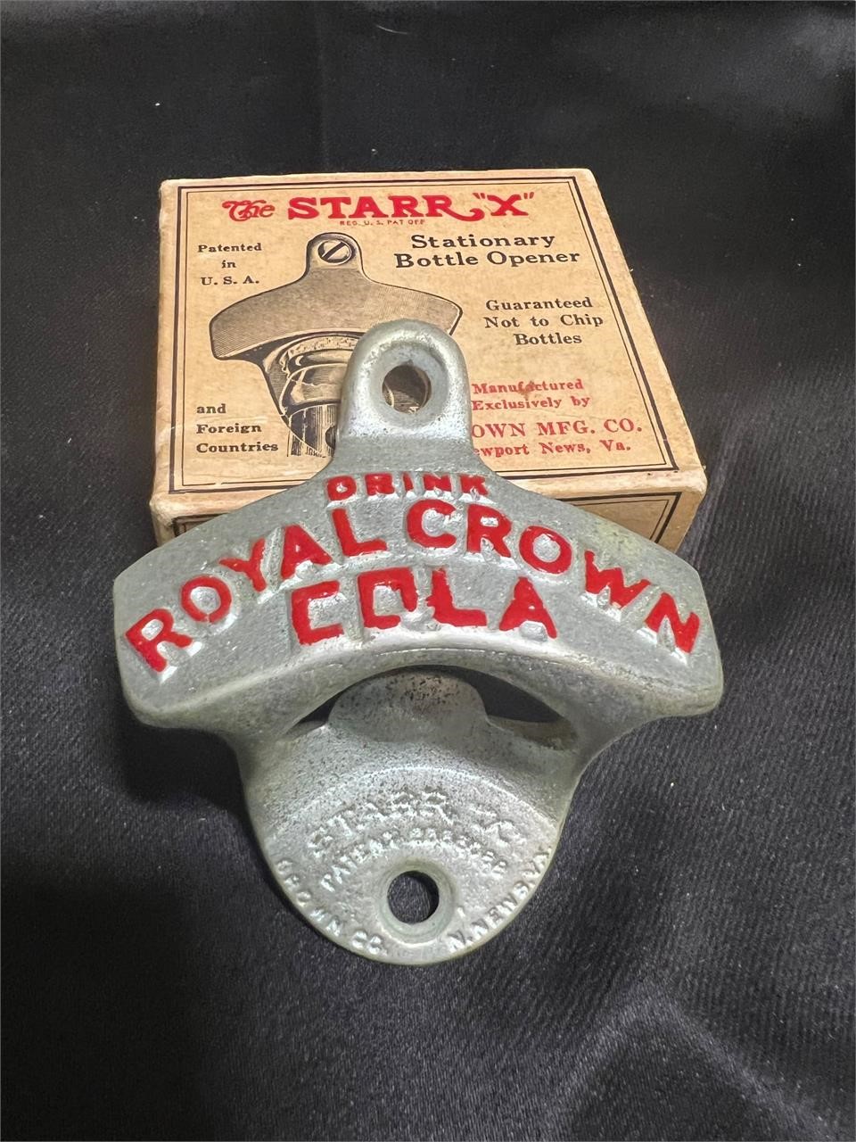 Royal Crown RC Cola 1950s Bottle Opener Starr X