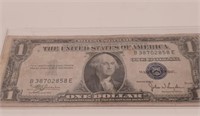1935 C $1 Silver Certificate with protective