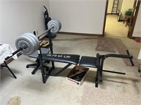 DP Fit For Life Weight Bench & Weights