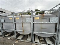 3 Approx 1T Liquid/Plastic Granule Storage Hoppers