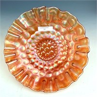 Fenton Marigold Coin Dot 3/1 Edge Bowl